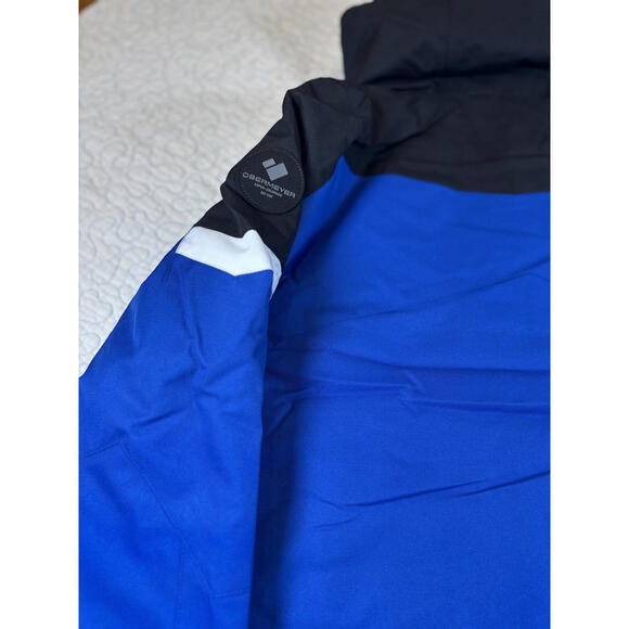 Obermeyer Youth Size Large Blue and Black Fleet Jacket - Picture 9 of 10